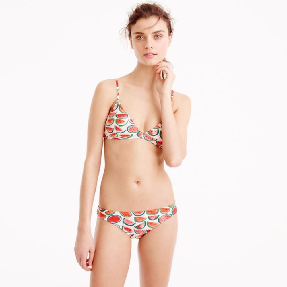 Watermelon Print French Jcrew Bikini.